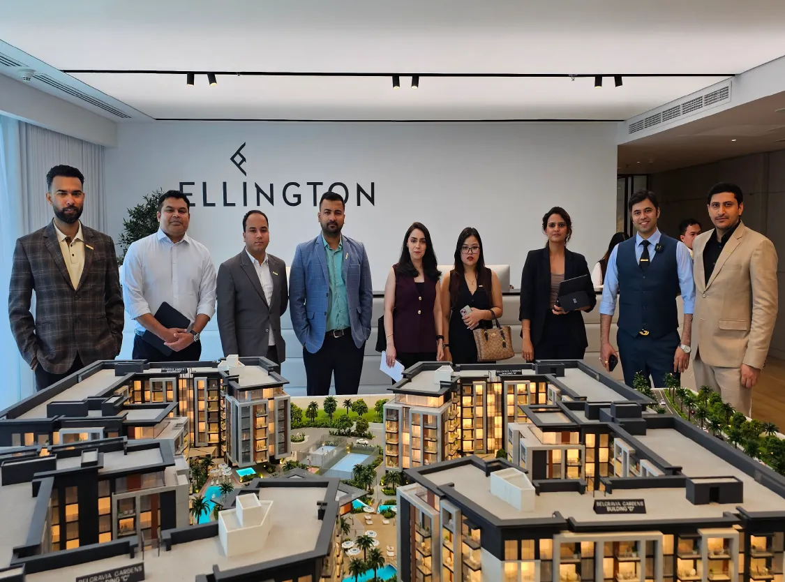 Office background with people working